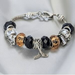 Pittsburgh Penguins Charm Bracelet